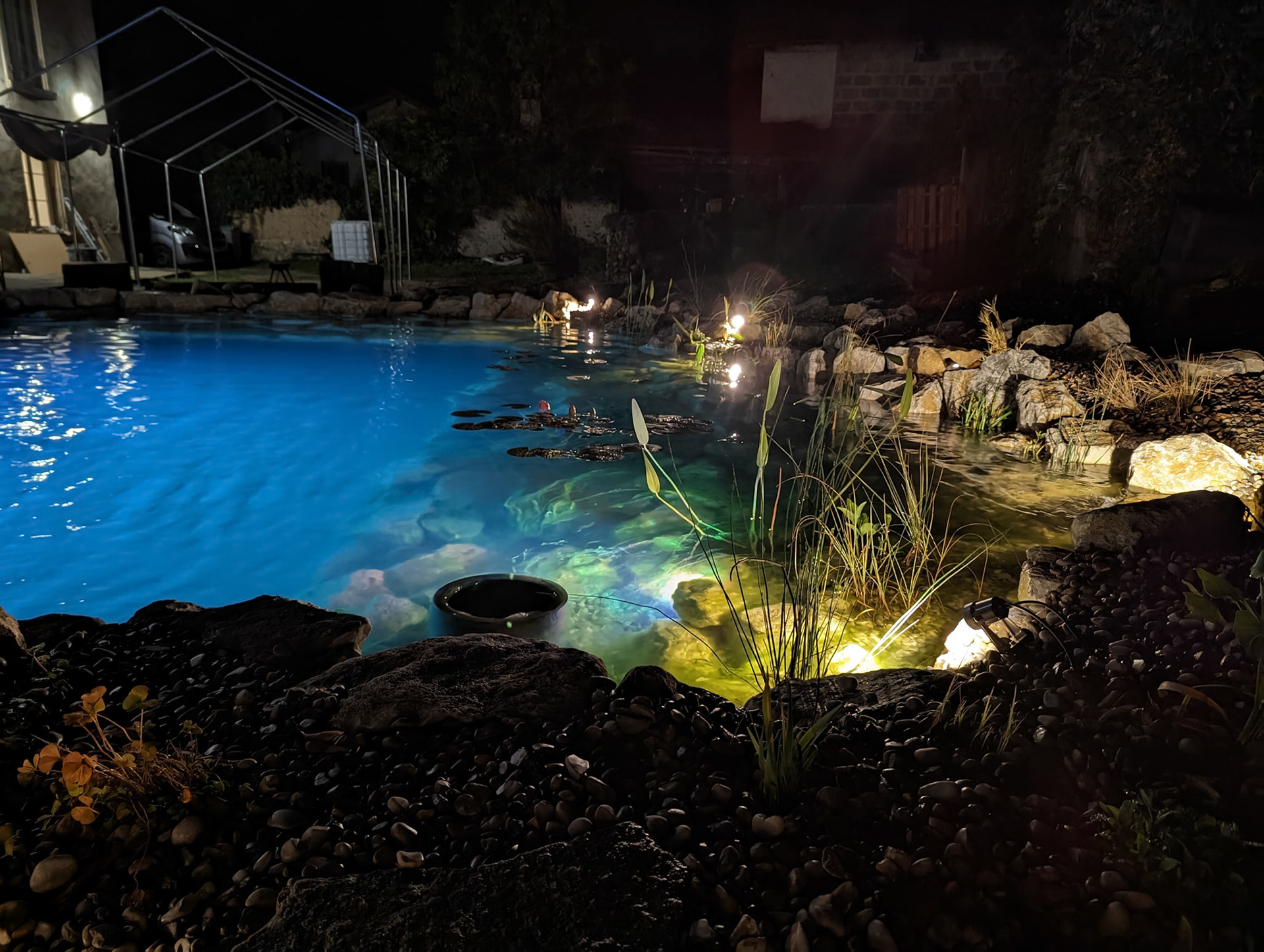 Piscine naturelle 50m²