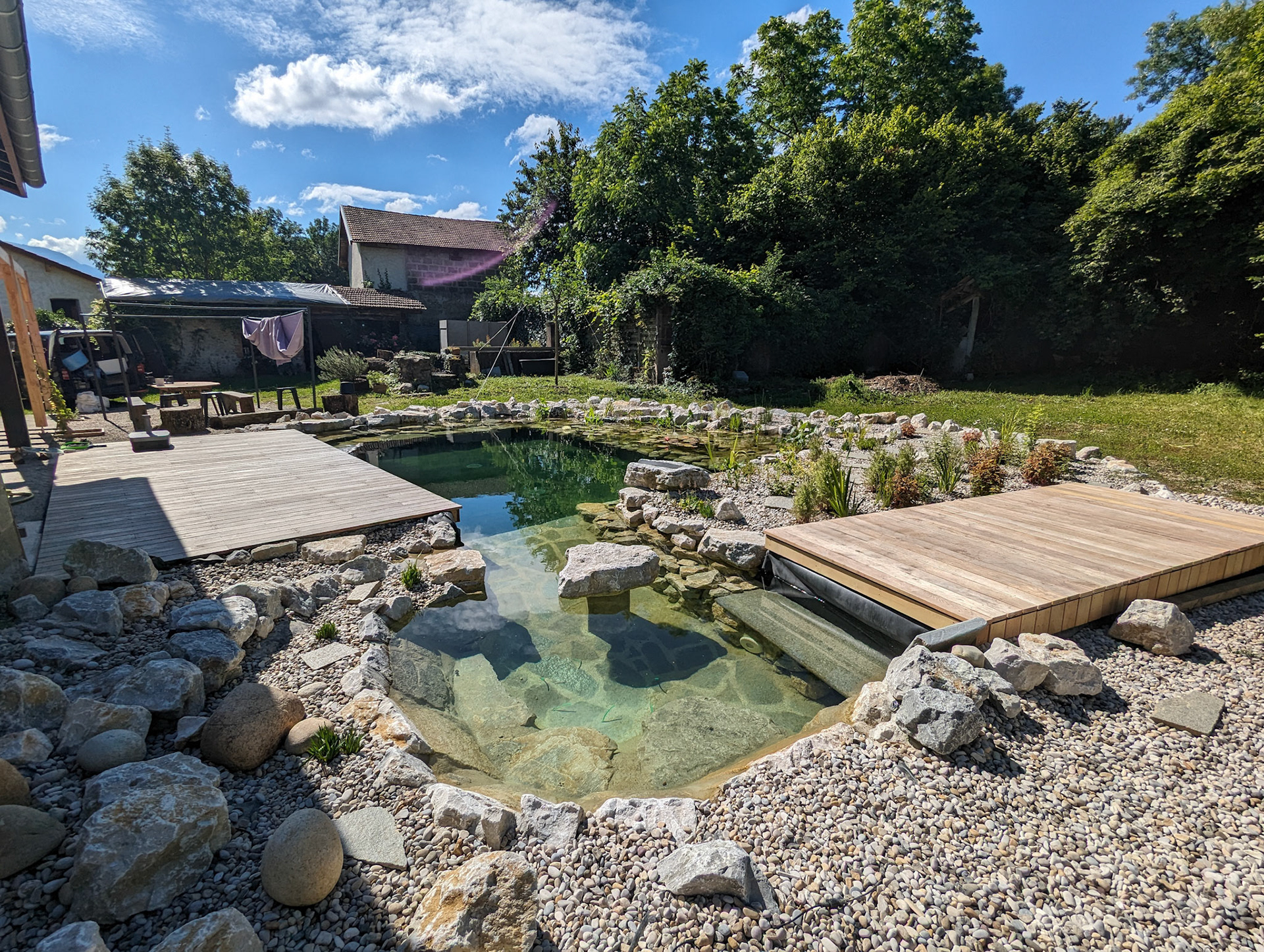 Piscine naturelle - Zone de spa