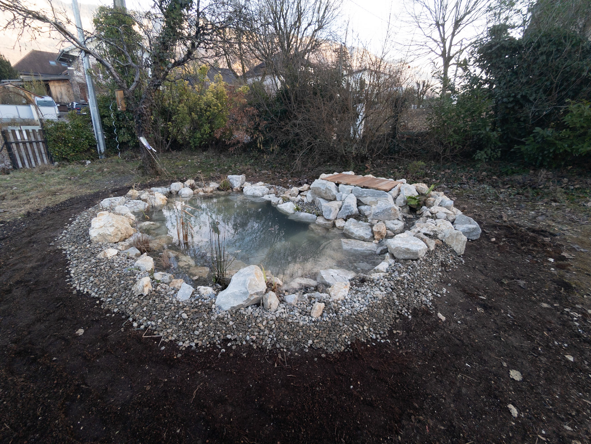 Bassin naturel 10m²