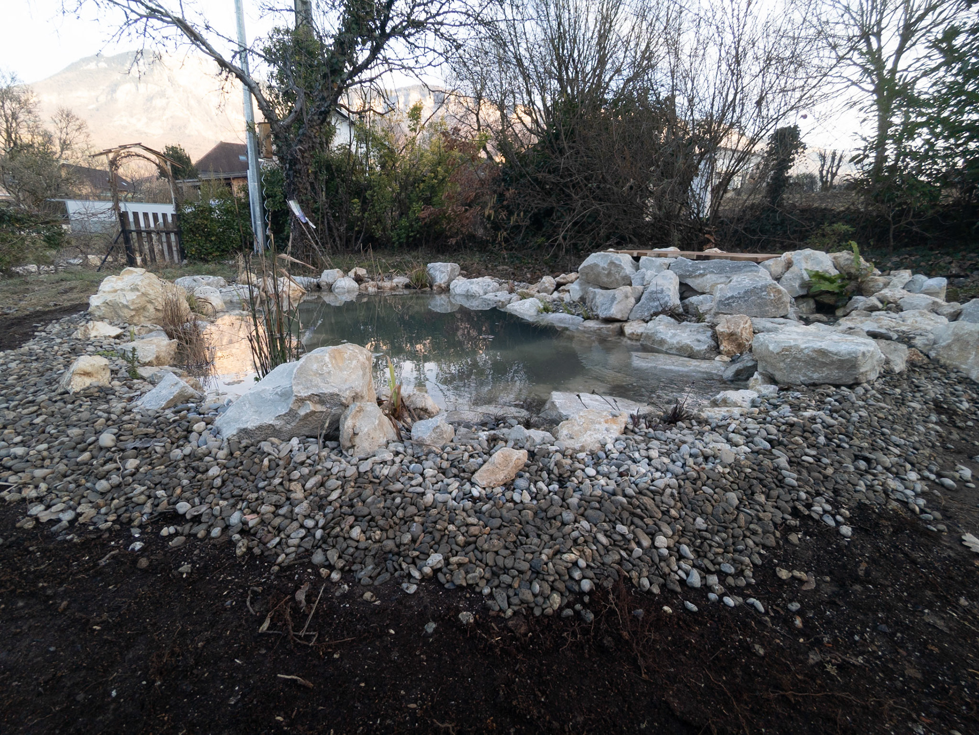 Bassin naturel 10m²