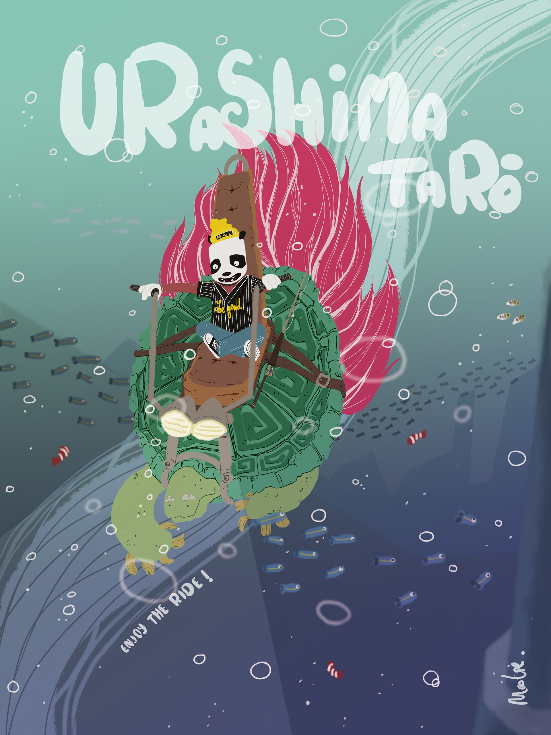 Personal project inspired by Urashima Taro's Tale