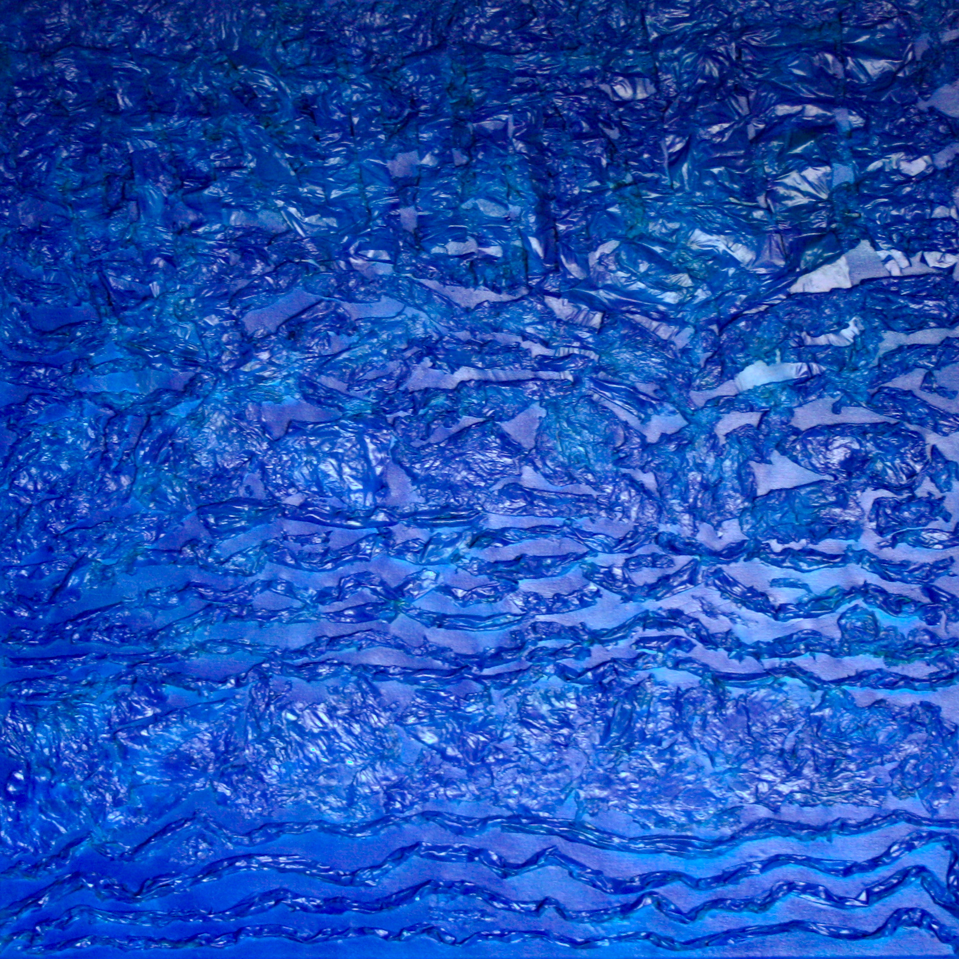 Wasser, 100 x 100 cm, Mixed Media, 2023