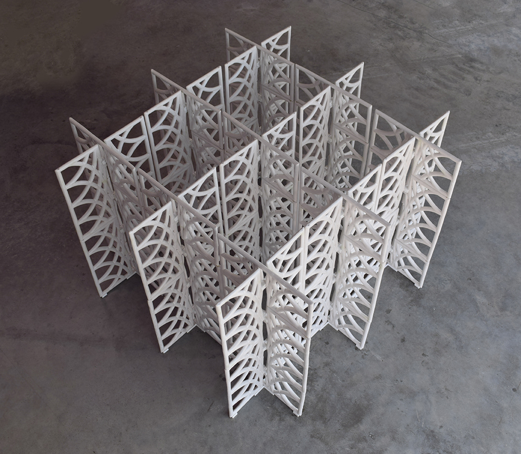 Vault, Stoneware, Cone 6, 39.5 x 39.5 x 25.5 in