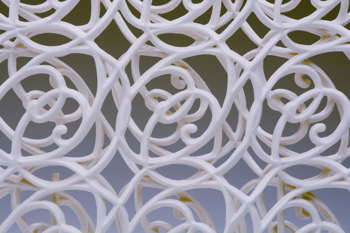 Arabesque, Stoneware, Cone 6, 16 x 16 x 3 in