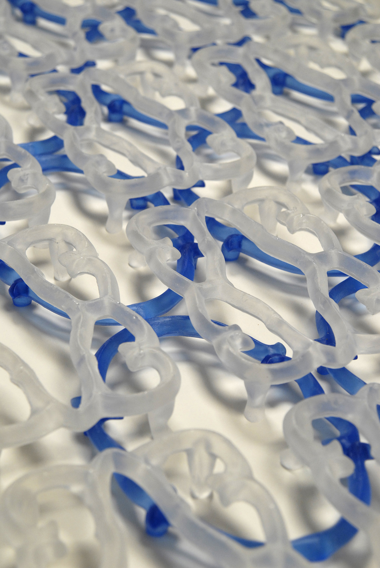 The Fragility of Belief, Cast glass, 54 x 24 x 2 in