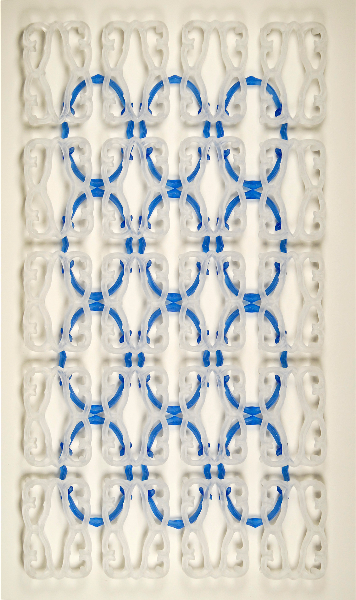 The Fragility of Belief, Cast glass, 54 x 24 x 2 in