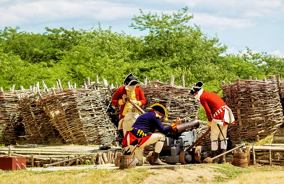 Fort Ticonderoga Canon Demo