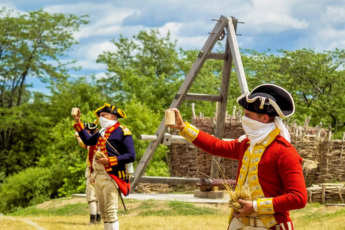 Fort Ticonderoga Canon Demo