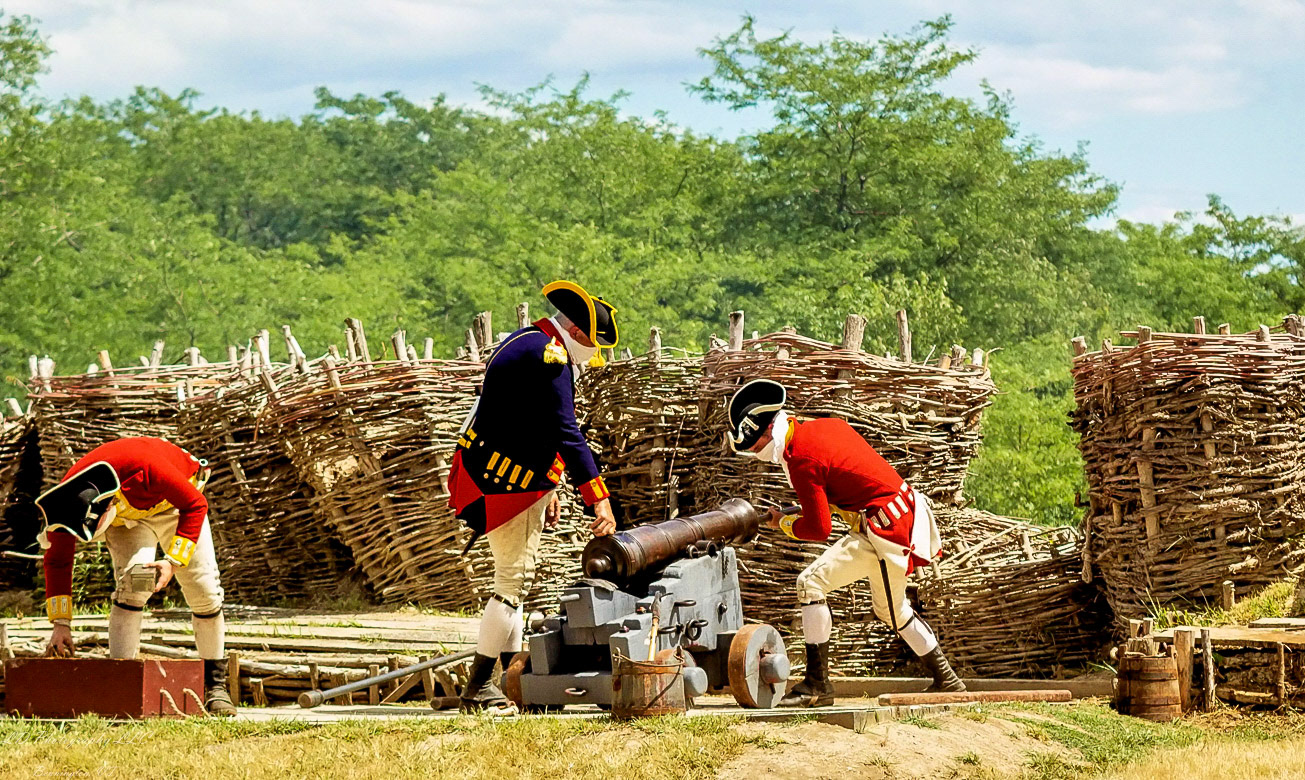 Fort Ticonderoga Canon Demo