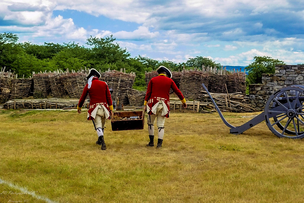 Fort Ticonderoga Canon Demo