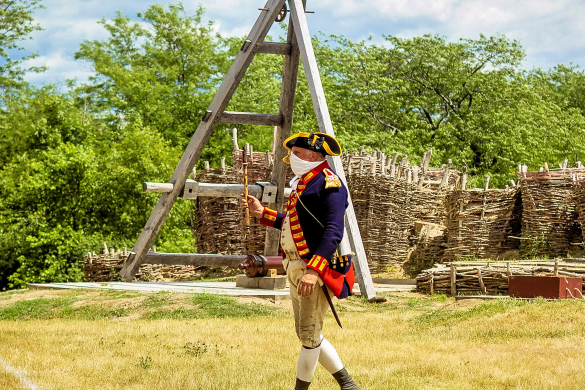 Fort Ticonderoga Canon Demo