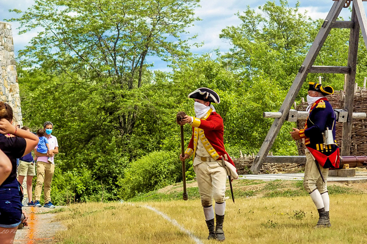 Fort Ticonderoga Canon Demo