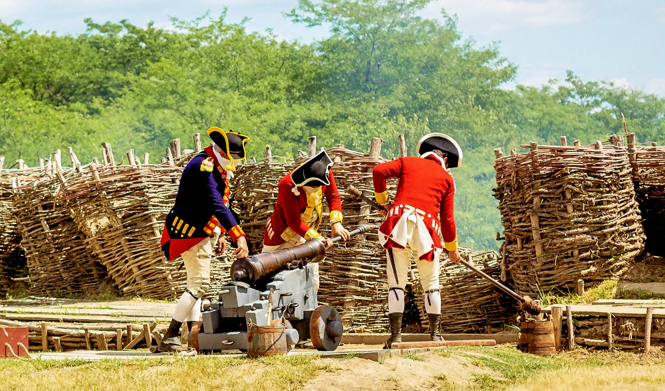 Fort Ticonderoga Canon Demo