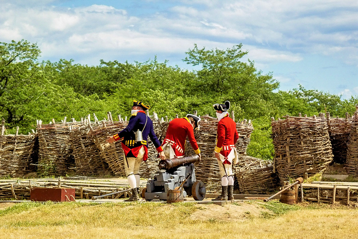Fort Ticonderoga Canon Demo