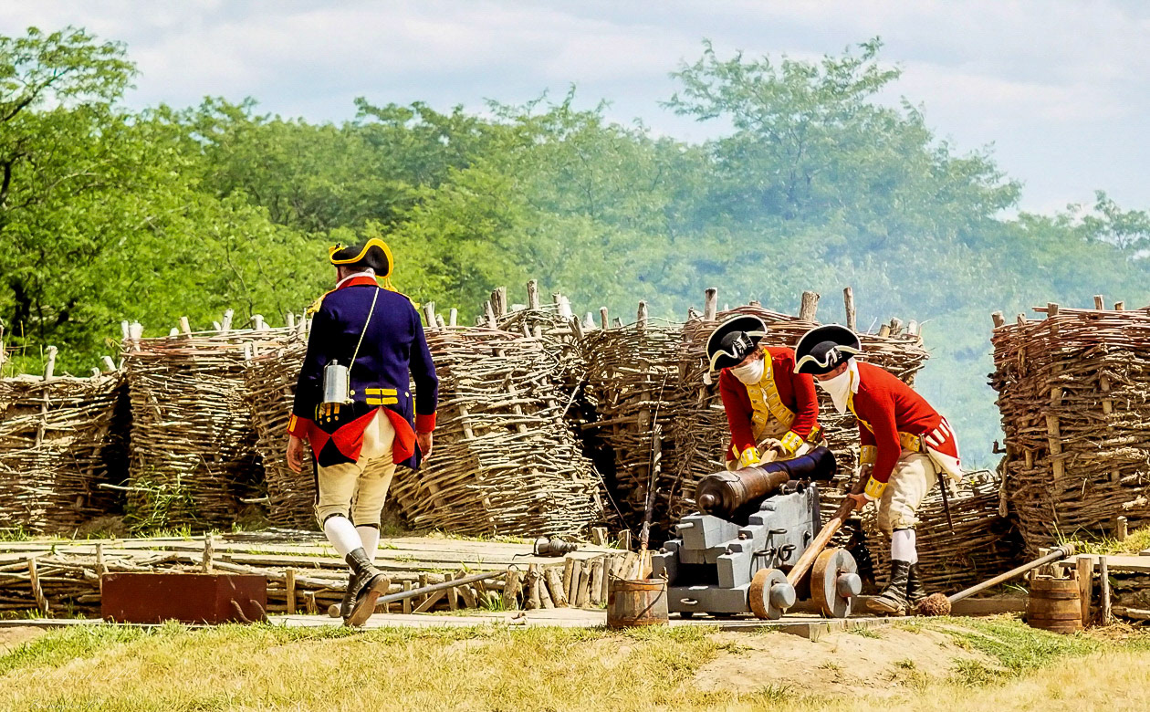 Fort Ticonderoga Canon Demo