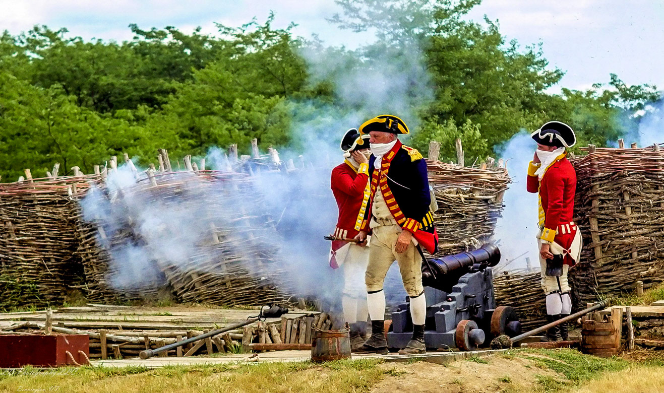 Fort Ticonderoga Canon Demo