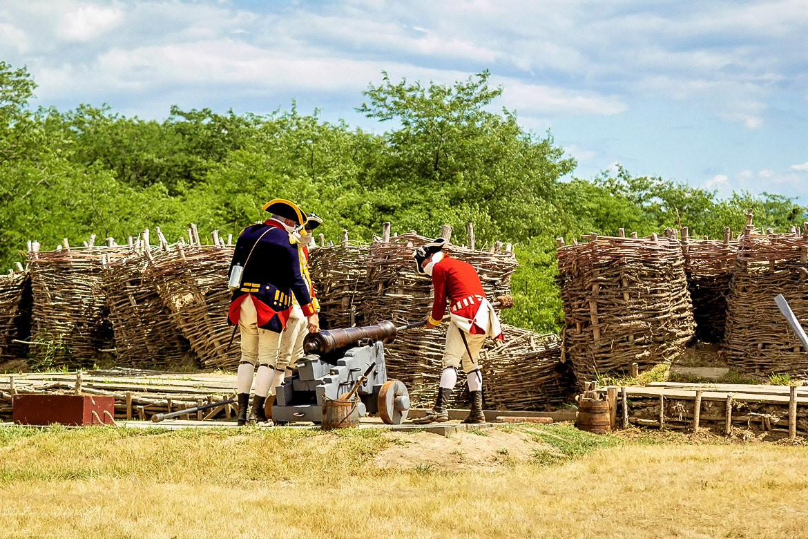 Fort Ticonderoga Canon Demo