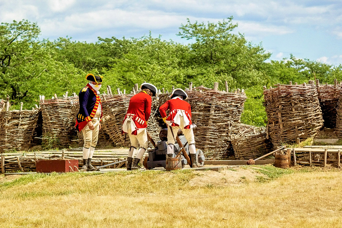 Fort Ticonderoga Canon Demo