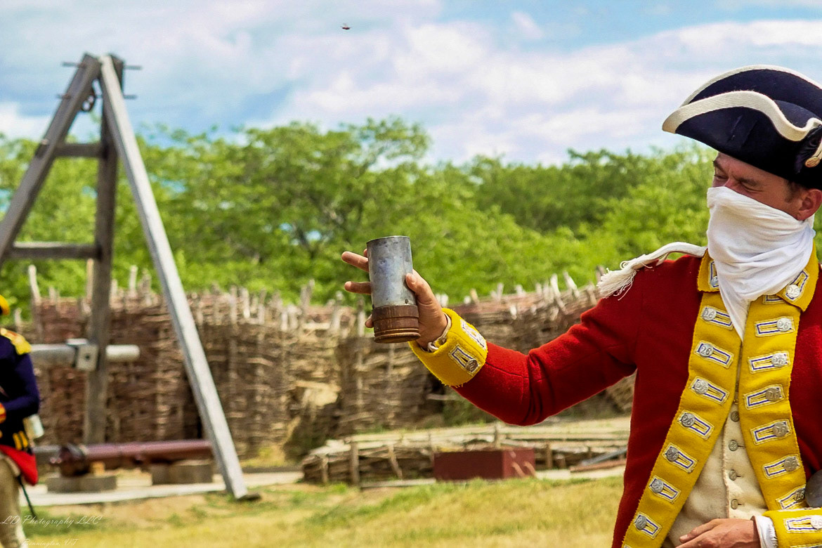 Fort Ticonderoga Canon Demo