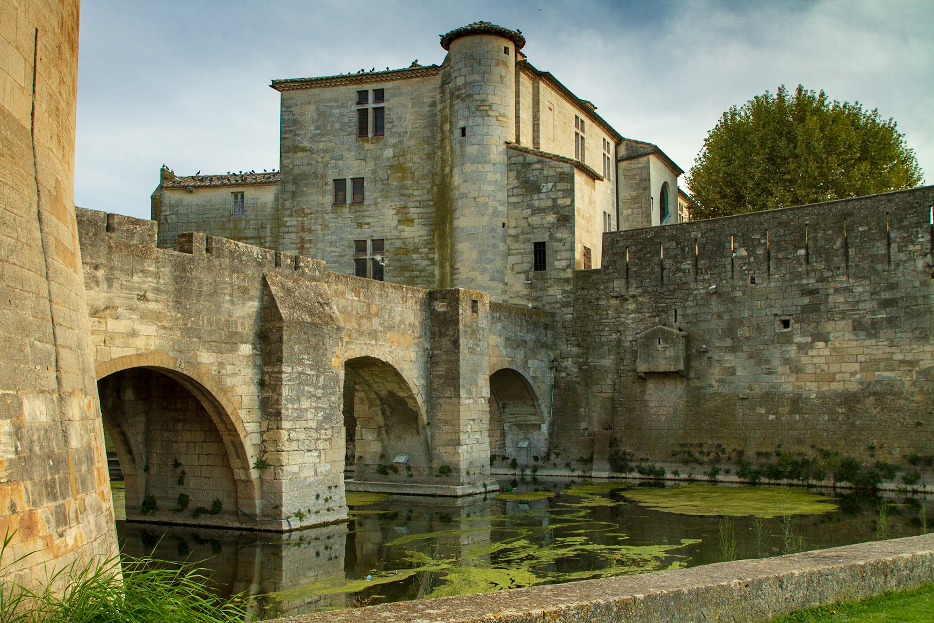 Medieval city walls of Aigues-Mortes