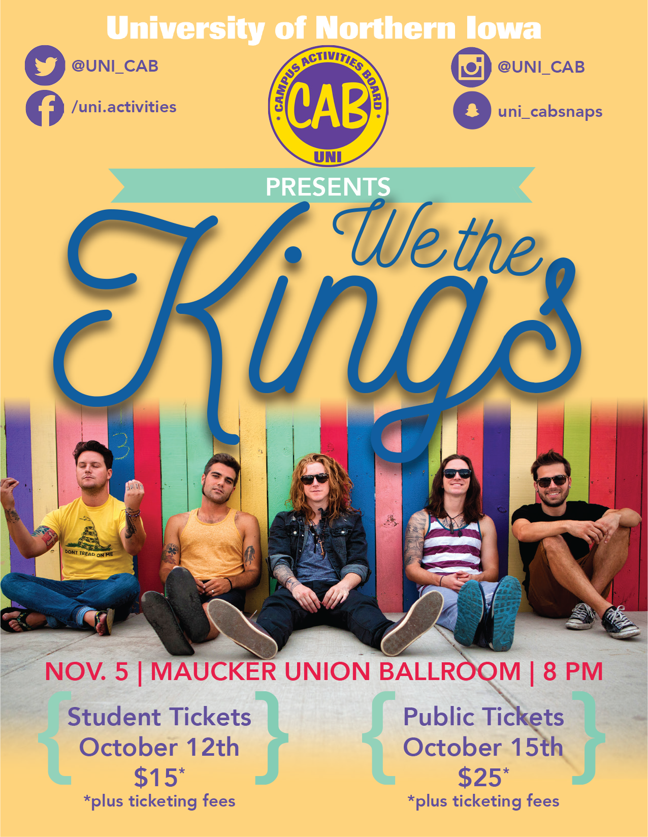 We The Kings Promotional Poster