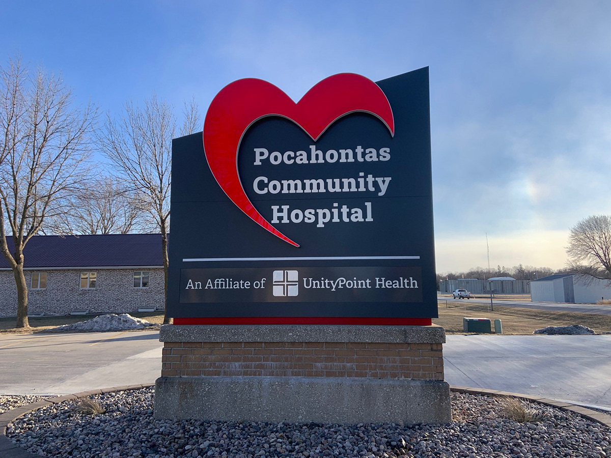 Pocahontas Community Hospital Sign