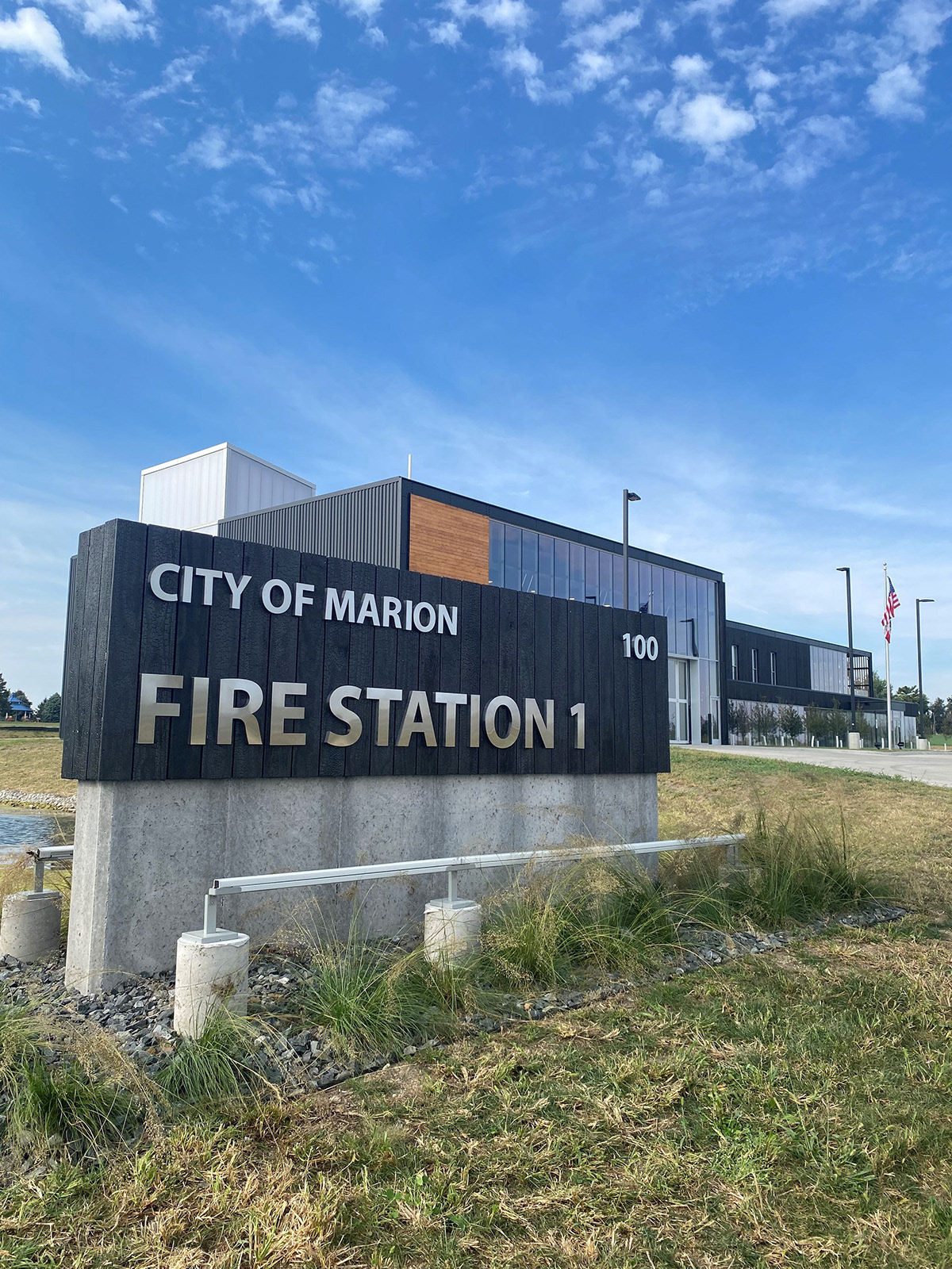 City of Marion Fire Station Sign