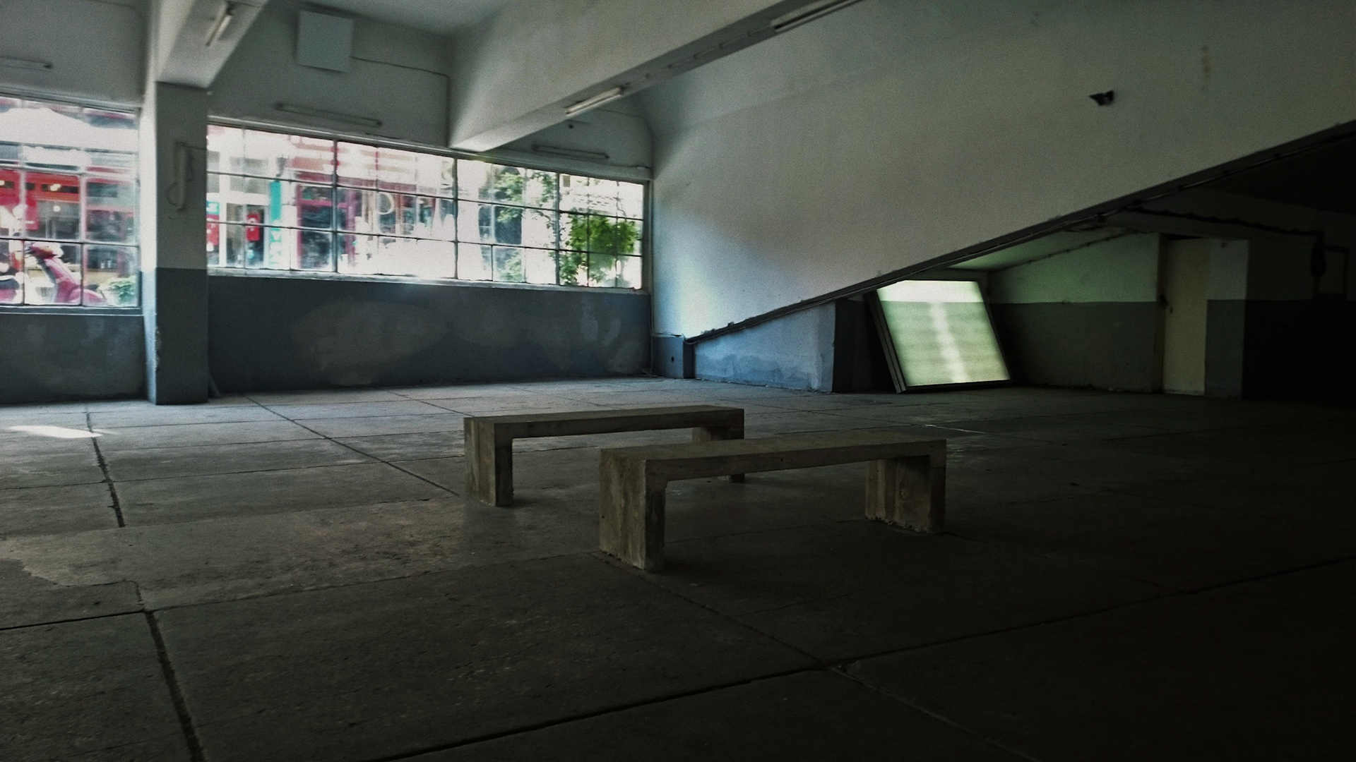 Bogazkesen Car Park – Istanbul (A Room of Rhythms – Otopark Cevdet Erek in 14th Istanbul Biennial)