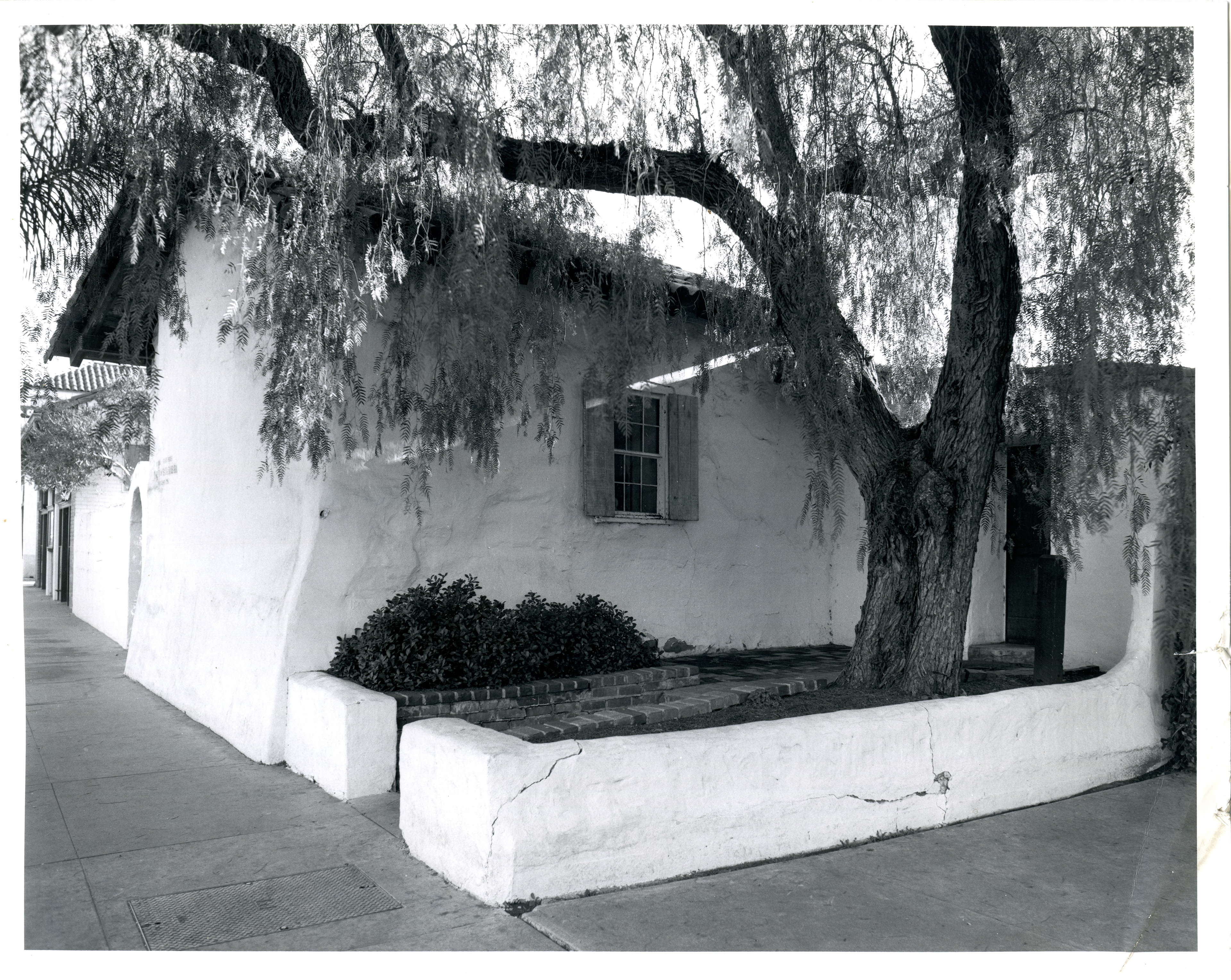 Creator Unknown. Construction of NorthEast Corner c. 1995. (PNC2-9_) PNC 2.9-2.11. Presidio Neighborhood Photograph Collection. Presidio Research Center,Santa Barbara, CA.