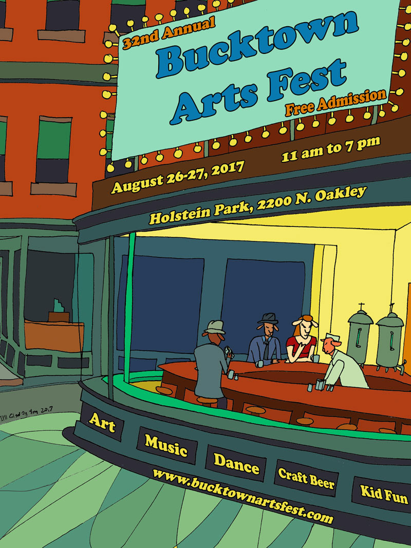 Bucktown Arts Fest Mockup
