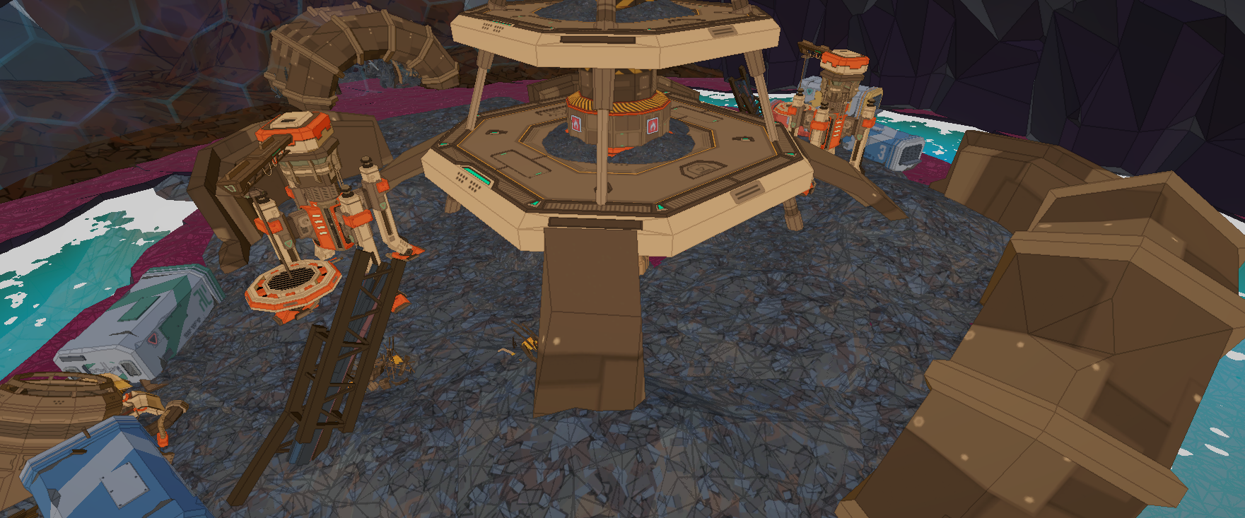 The scrap pieces were later repurposed as ramps.