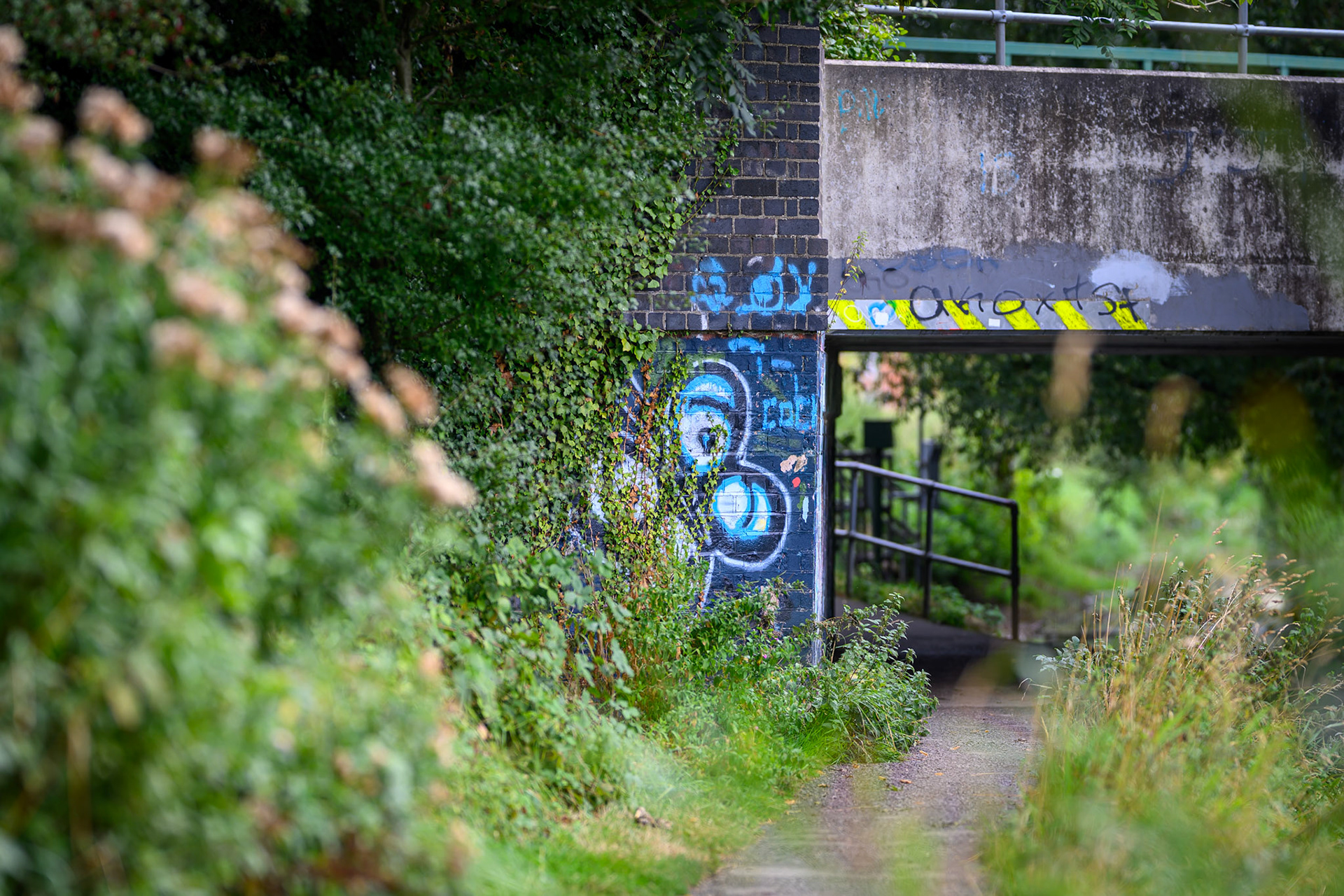 Sleaford Railway bridge graffiti