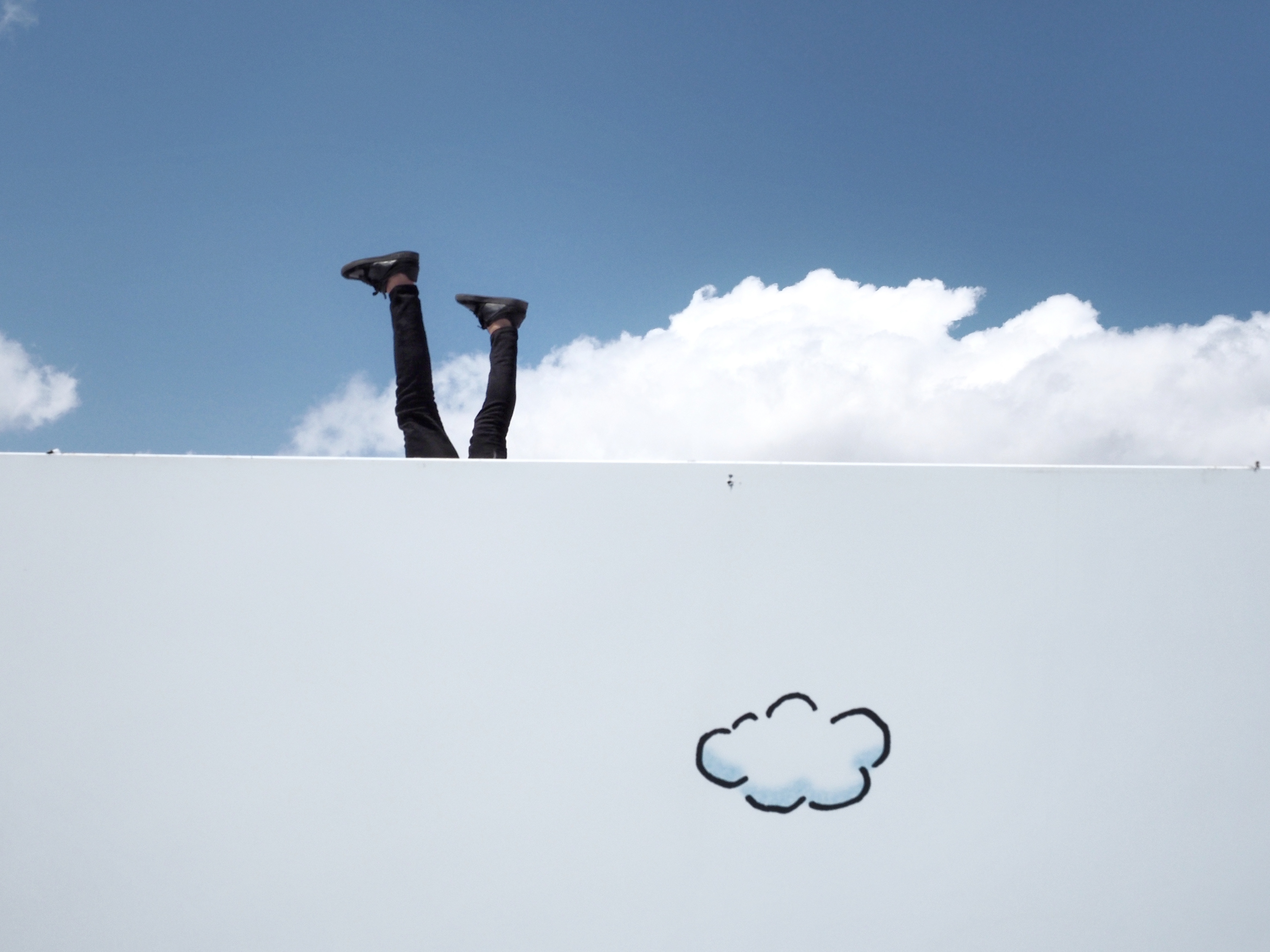 JUXTANBUL CANDID - Taken in Kadikoy/Istanbul - red bull - clouds - juxtaposition