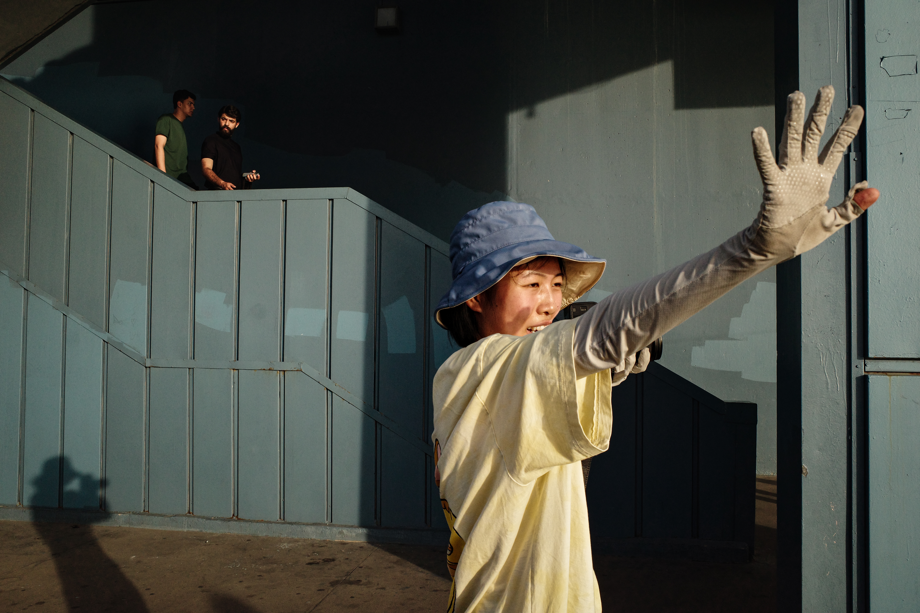 JUXTANBUL CANDID - Taken in Galata Bridge/Istanbul - hand- juxtaposition