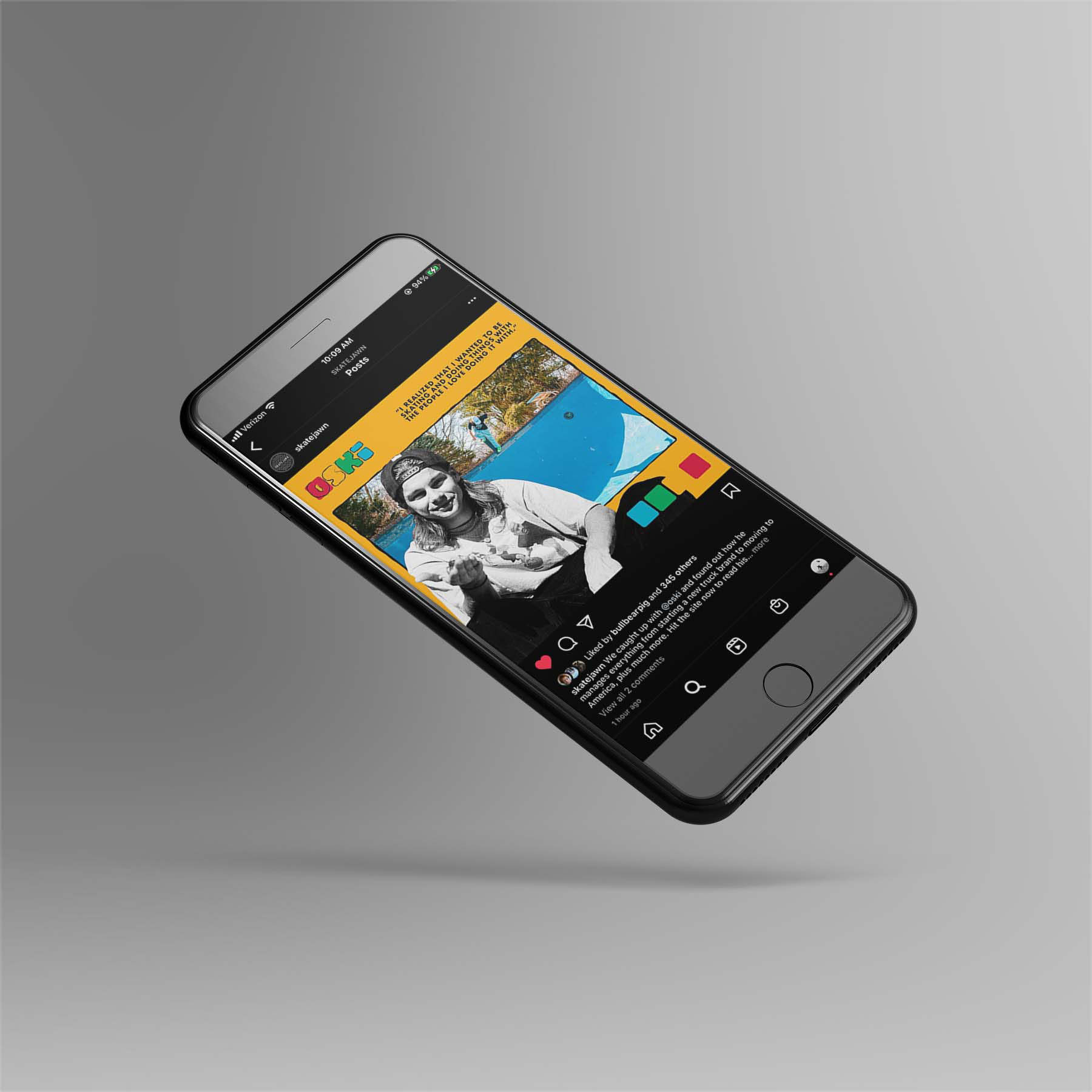 IG hardpost asset for the web interview.