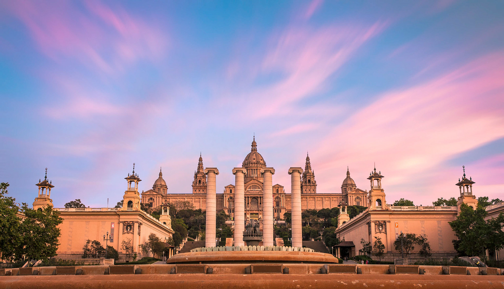 The National Art Museum of Catalonia (Museu Nacional d'Art de Catalunya) is located inside the National Palace (Palau Nacional) in Barcelona, Spain.  The Palau Nacional dates back to 1929.