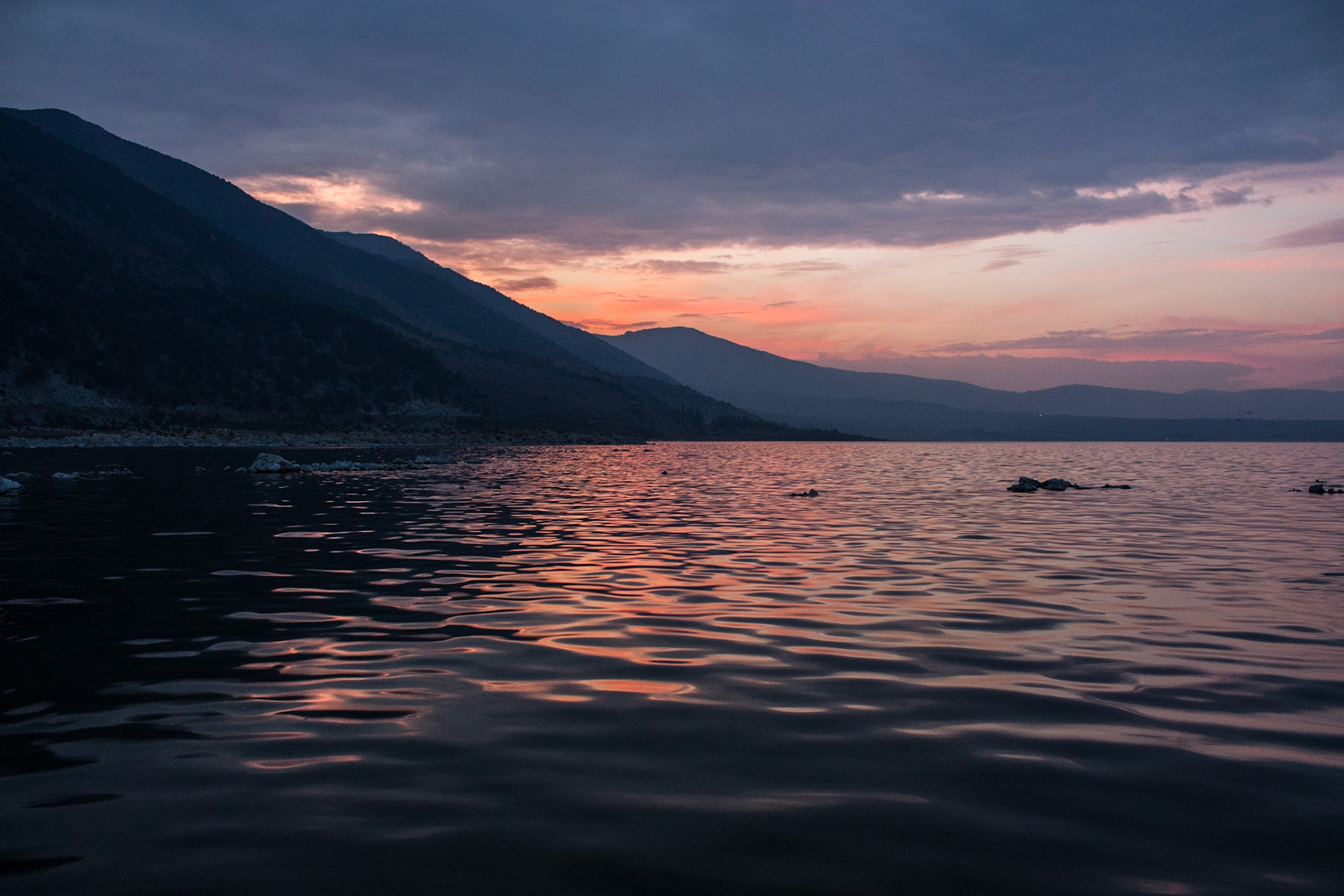 Sunset over Mono Lake, CA