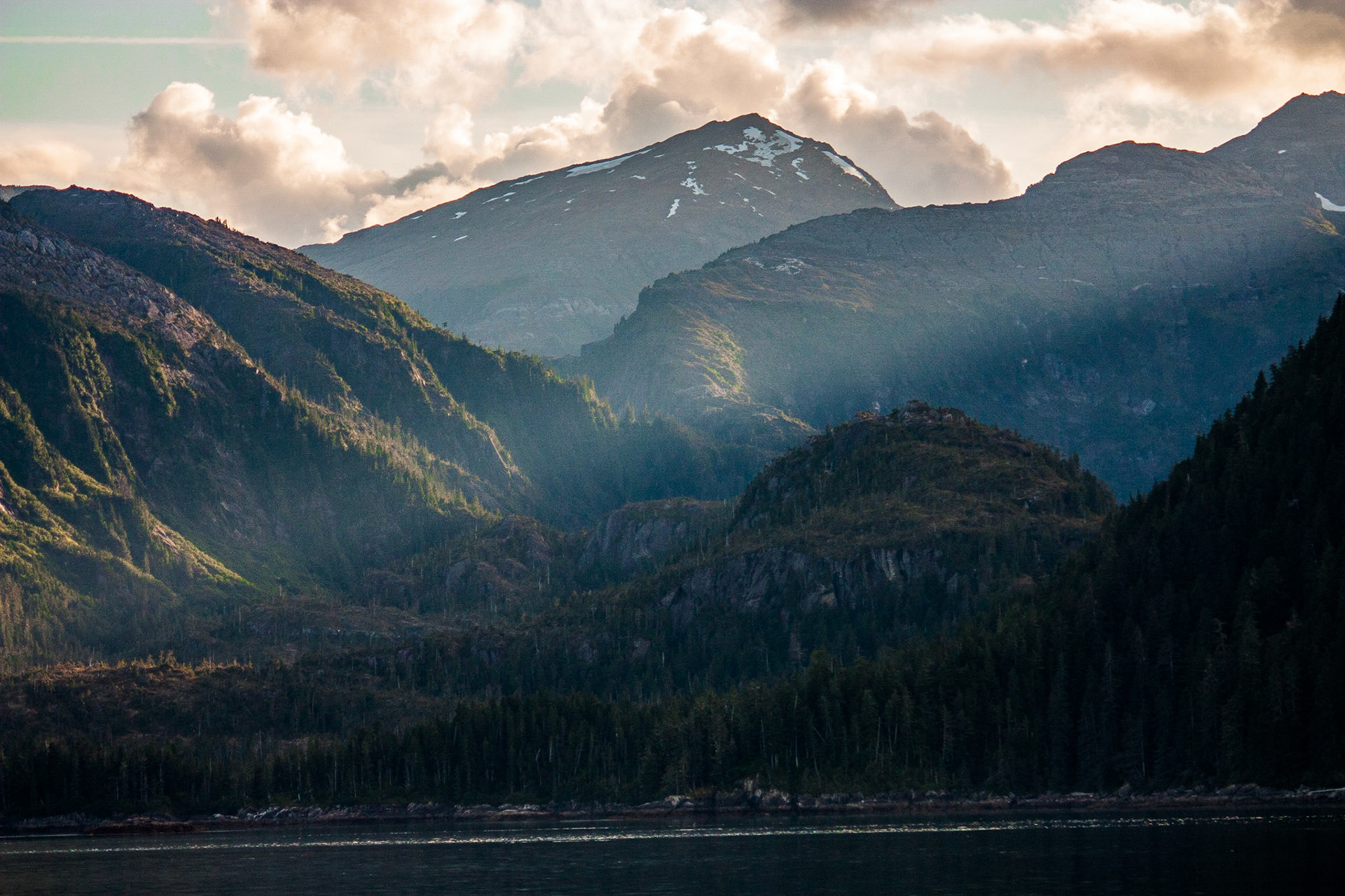Photo was taken on Chatham Strait in Southeast Alaska, USA.