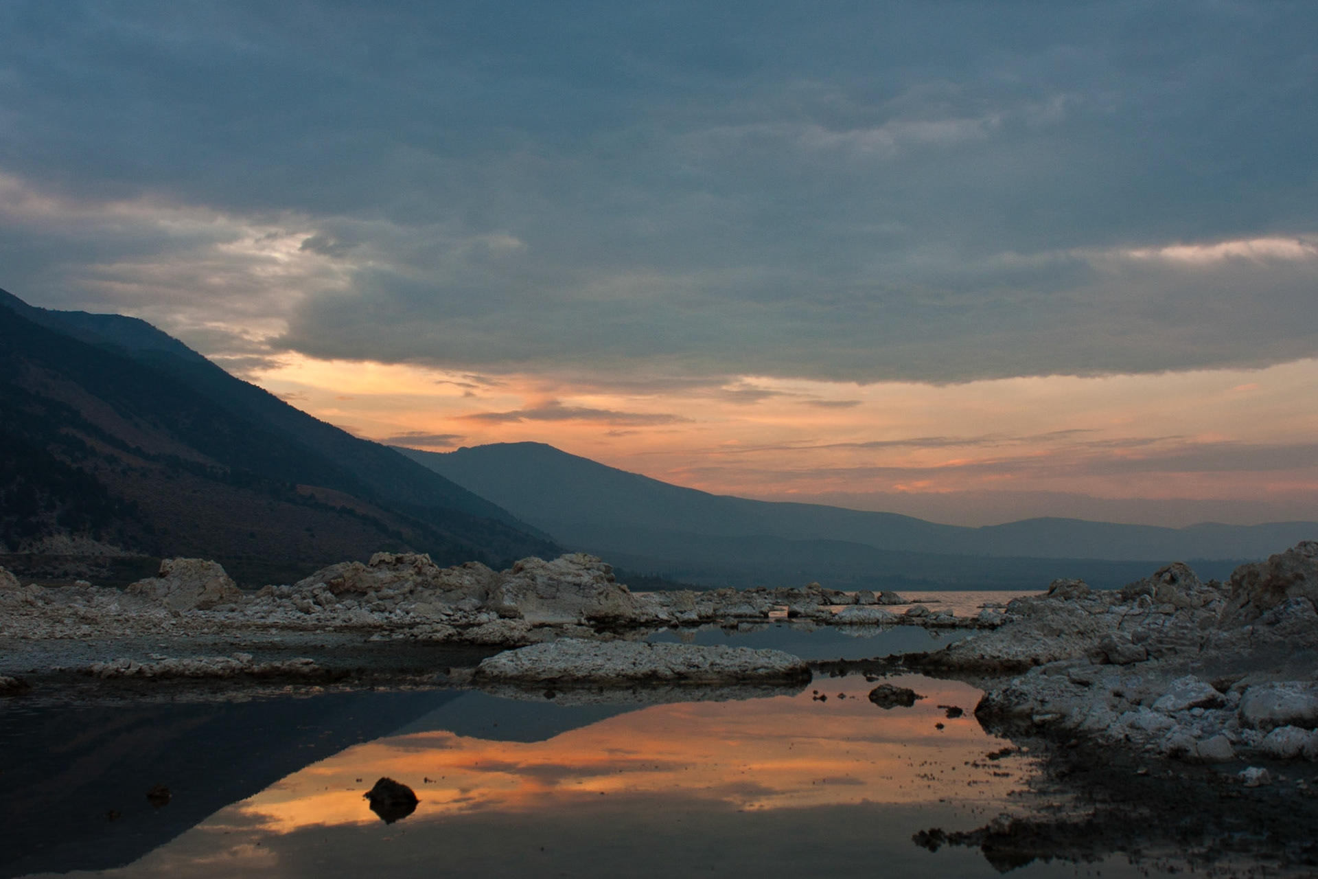 Sunset over Mono Lake, CA