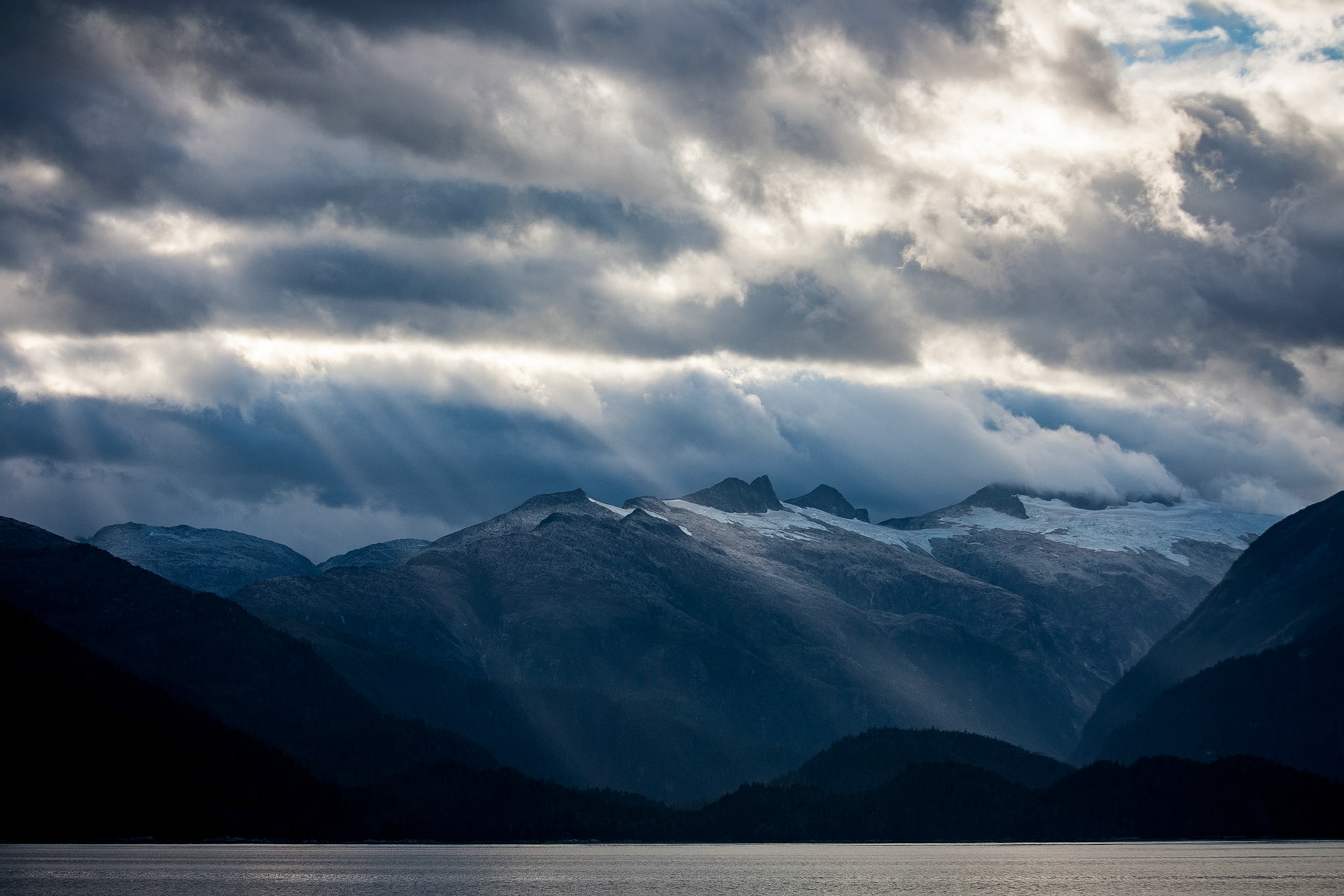 Photo was taken on Chatham Strait in Southeast Alaska, USA.