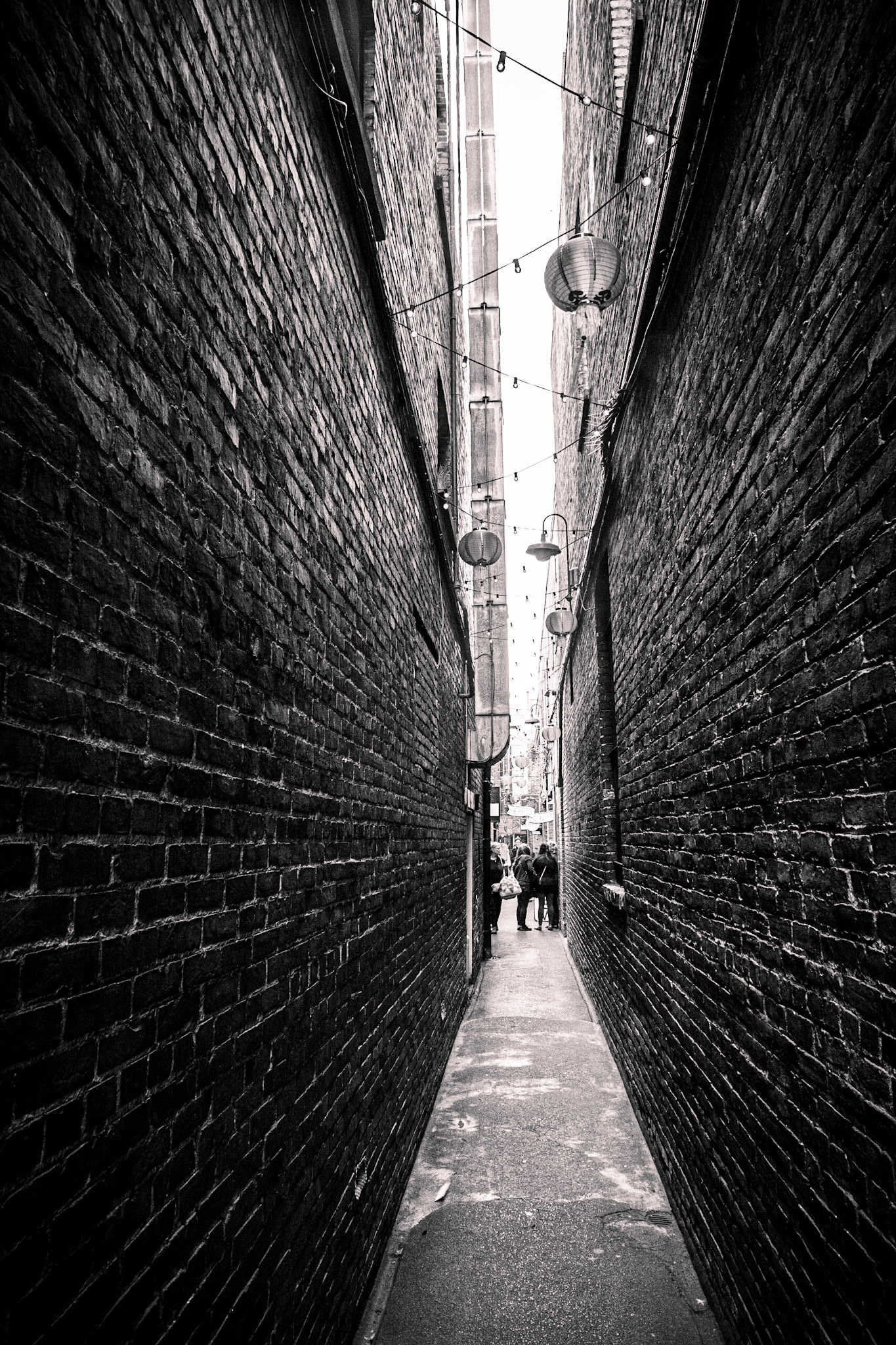 One of the many alleyways leading to the Chinatown in Victoria, B.C.. This Chinatown is the oldest in Canada and the second oldest in North America.