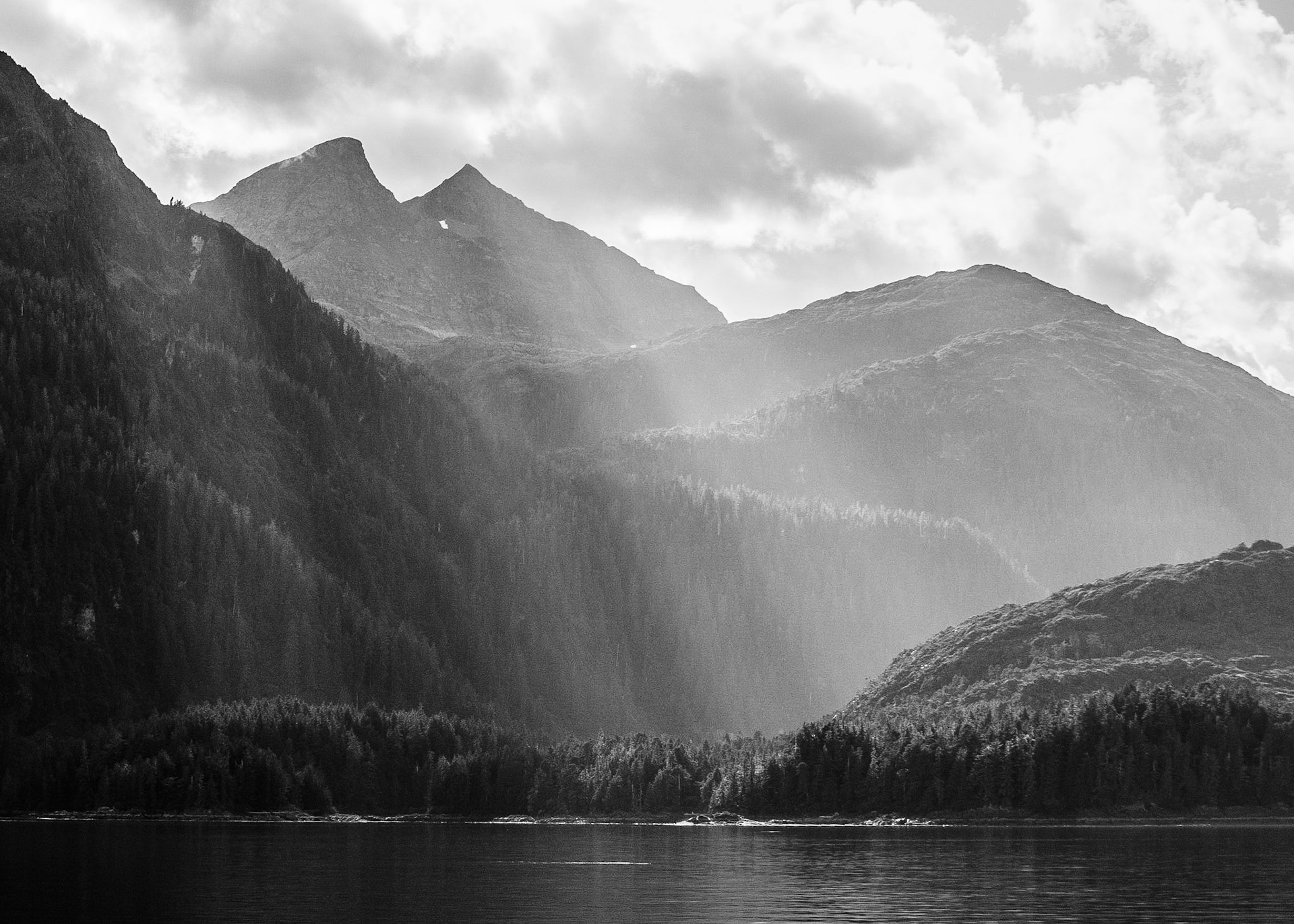 Photo was taken on Chatham Strait in Southeast Alaska, USA.