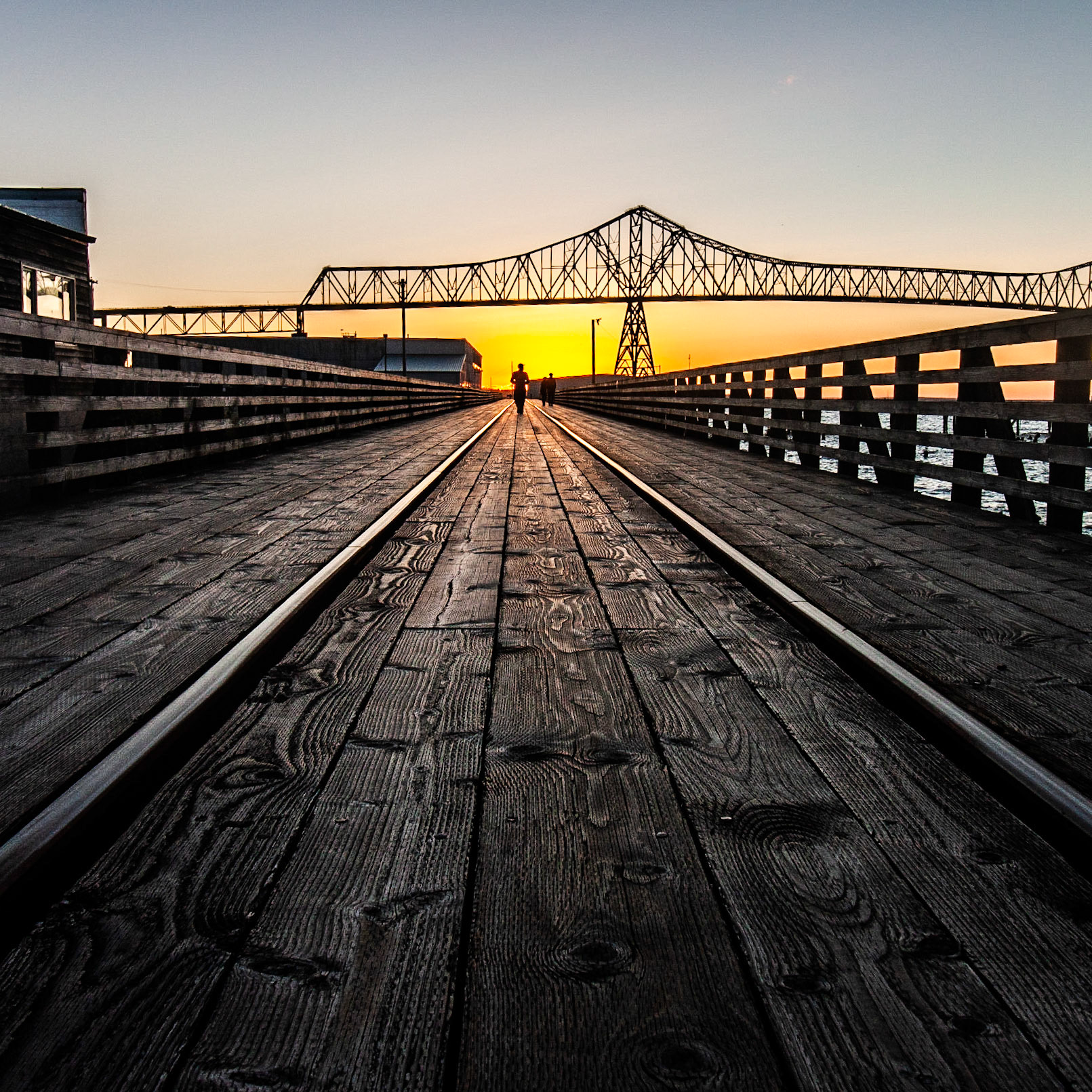 Photo was taken on the Astoria Riverwalk the runs alongside the Columbia River in Oregon, USA.