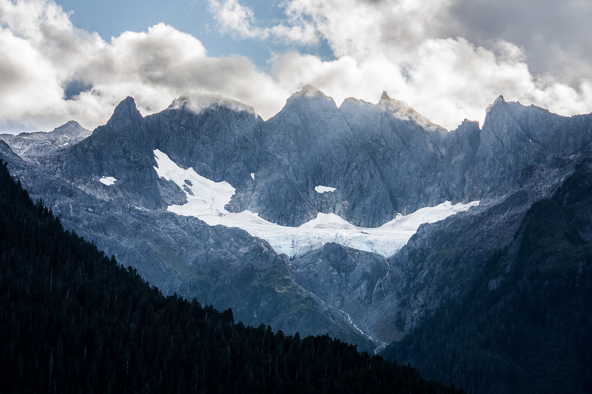 Photo was taken on Chatham Strait in Southeast Alaska, USA.