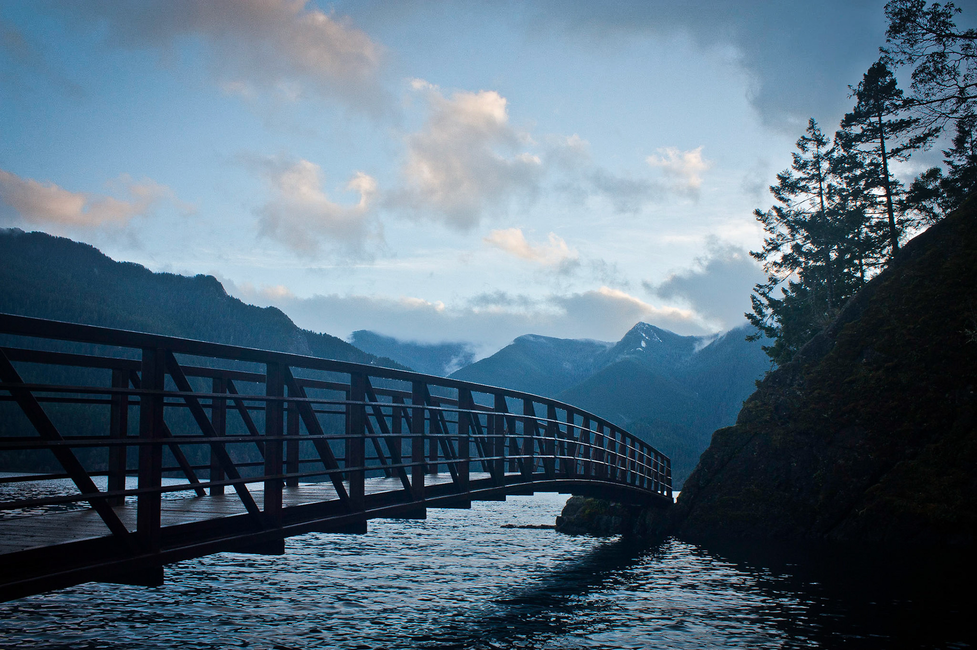 Photo was taken at Lake Crescent, Washington State, USA.