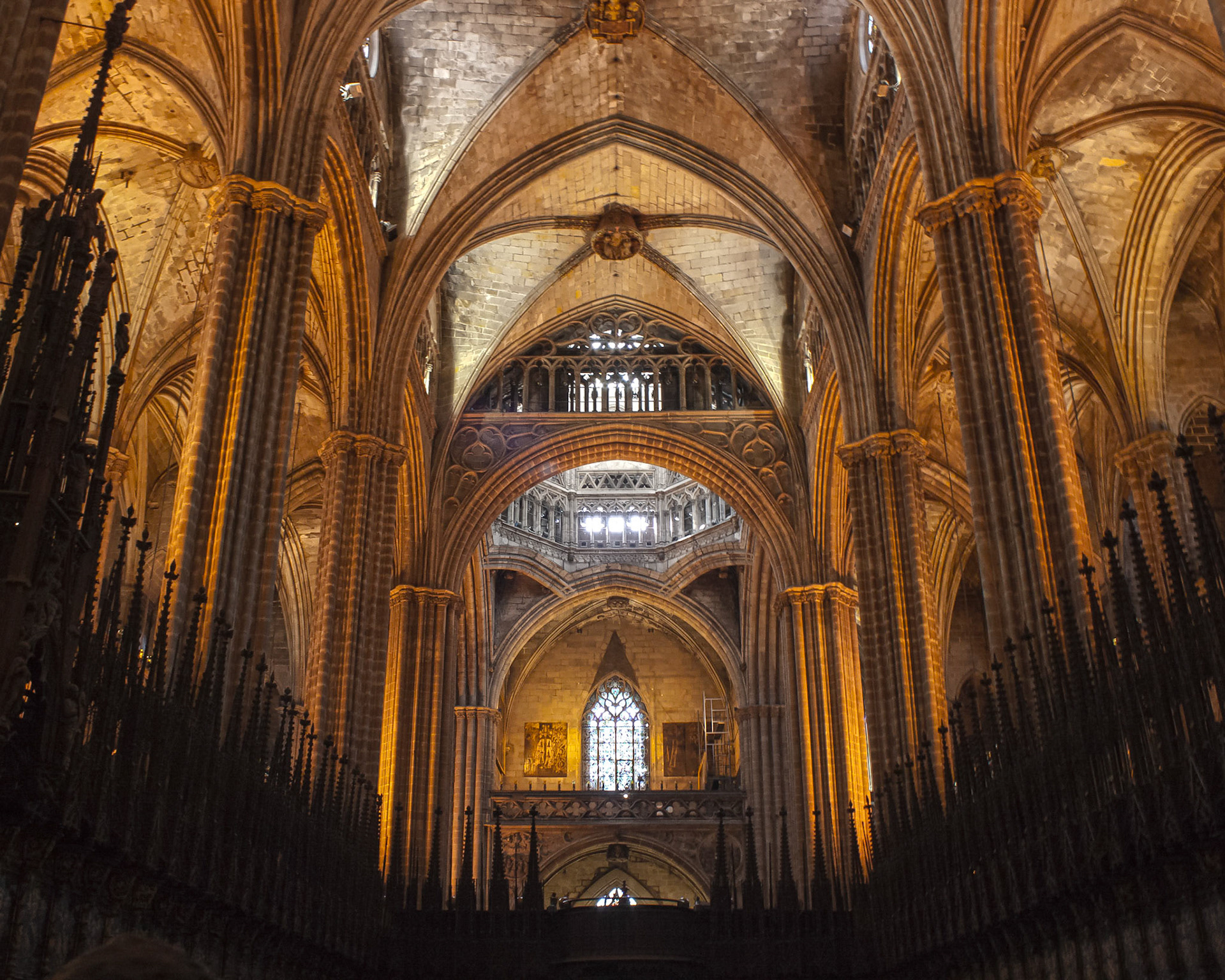 The cathedral is located in the Gothic Quarter of Barcelona, Spain. It dates back to 1519.
