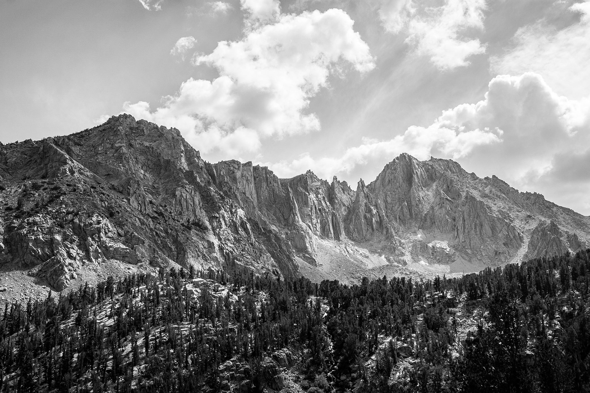 The White Mountains as seen from Onion Valley near Independence, CA