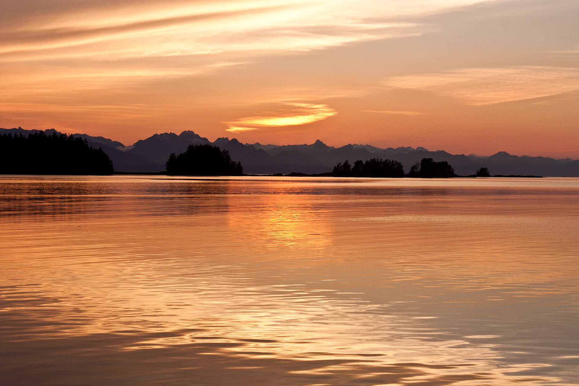 Photo was taken on Chatham Strait in Southeast Alaska, USA.