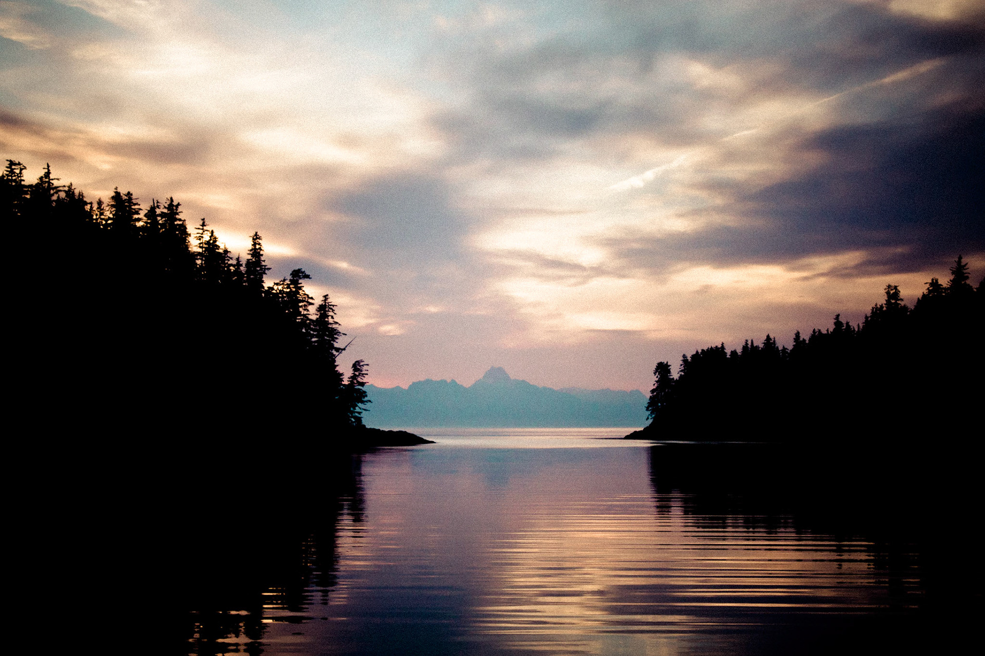 Photo was taken on Chatham Strait in Southeast Alaska, USA.