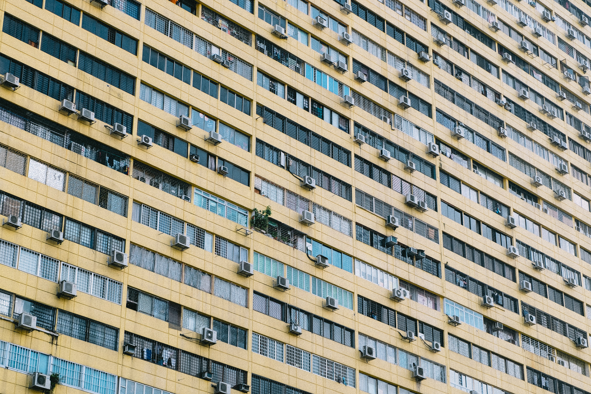 Close-up photo of an apartment in Singapore